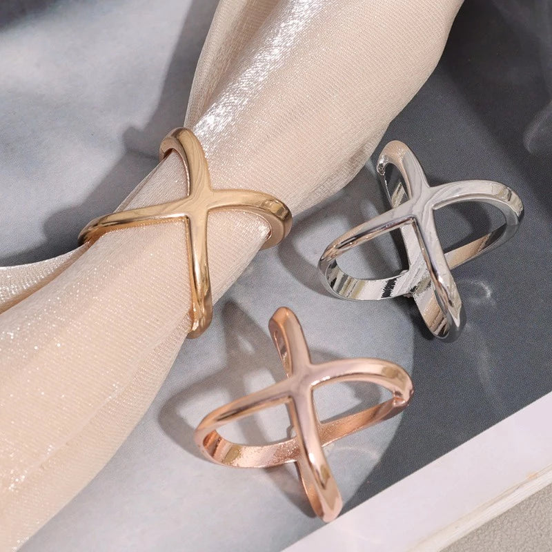 Lumiere Arts Scarf Ring – Statement Silk Scarf Styling Accessory