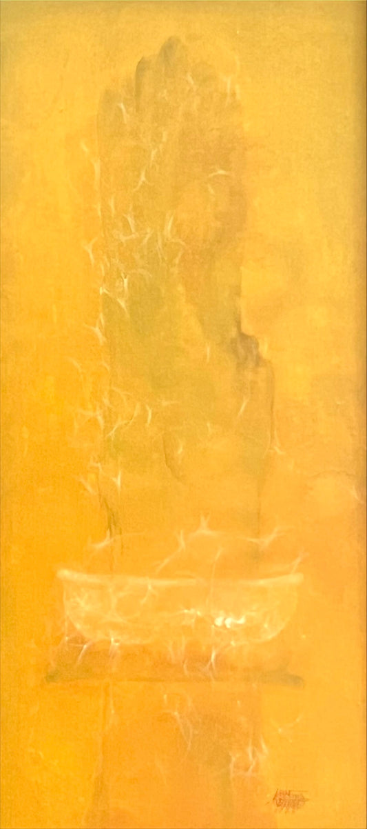 Mạch sống - tranh lụa