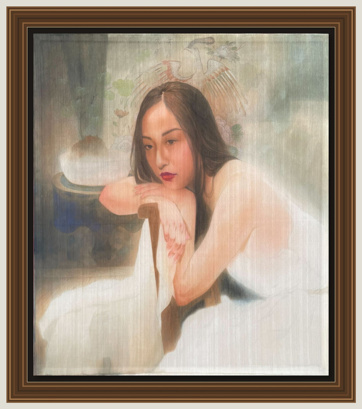 Bên trong xưởng vẽ - Nguyễn Văn Trinh - framed