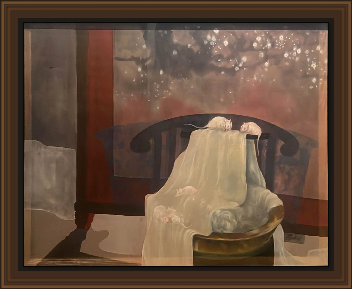 Đêm Tĩnh Lặng - Nguyễn Văn Trinh - framed