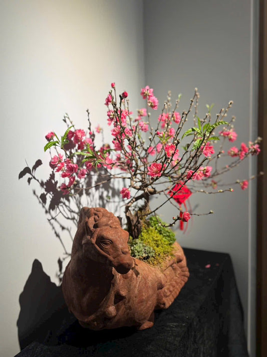 Blooming Deer — one-of-a-kind handmade artwork by Nguyen Van Trinh