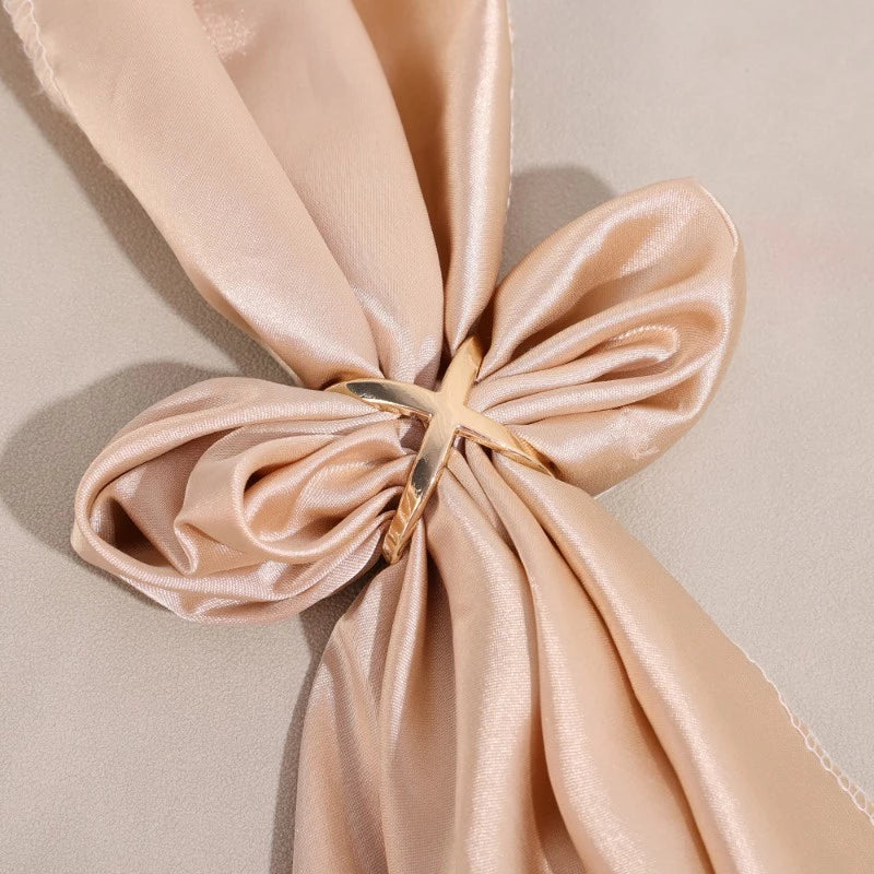 Lumiere Arts Scarf Ring – Statement Silk Scarf Styling Accessory