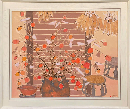 Trái Ngọt Tây Bắc by Khổng Đỗ Duy, original oil painting